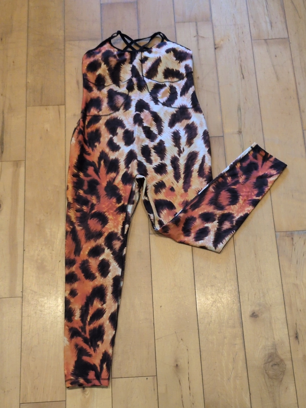CLS Sportswear Full Length Bodysuit Cheetah
